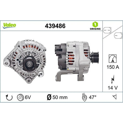 Valeo Car Alternator 12V 439486