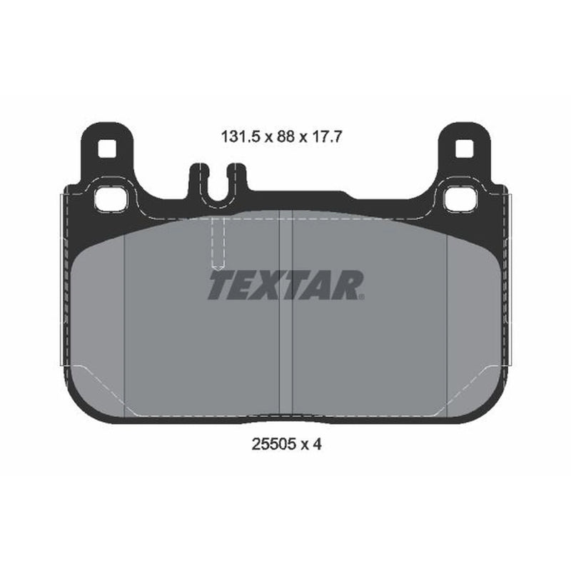 Textar Front Brake Pad Set 2550501