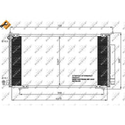 NRF Air Conditioning Condenser 35561