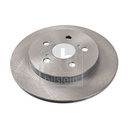 Febi 2 x Solid Rear Brake Discs 108503