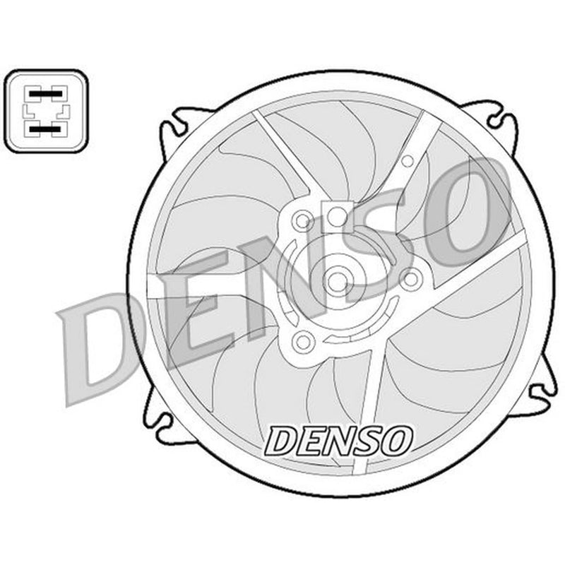 Denso Engine Cooling Fan DER07006