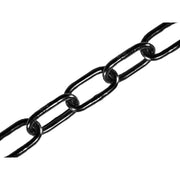 Faithfull Black Japanned Chain 5.0mm x 2.5m - Max. Load 160kg - FAICHCUT50B