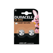 Duracell 2016 Lithium Coin Battery 3V (Pack 2) - S5735