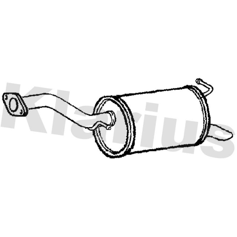Klarius Box With Tail Pipe Rear TY773B