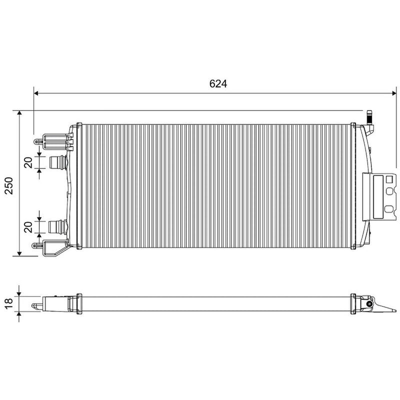 Valeo Engine Radiator 701481