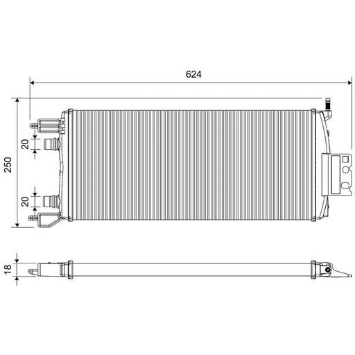 Valeo Engine Radiator 701481
