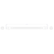 Juratek Brake Hydraulic Hose Line Rear Right JBH1761R