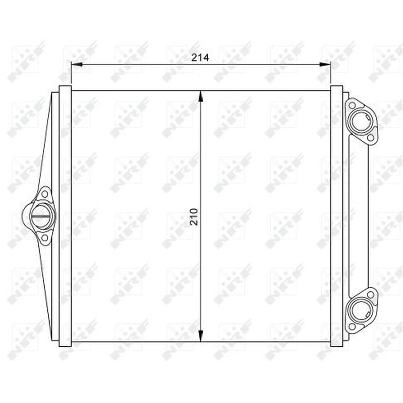 NRF Heater Matrix Core Heat Exchanger 54248