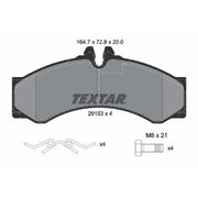 Textar Front Brake Pad Set 2915301