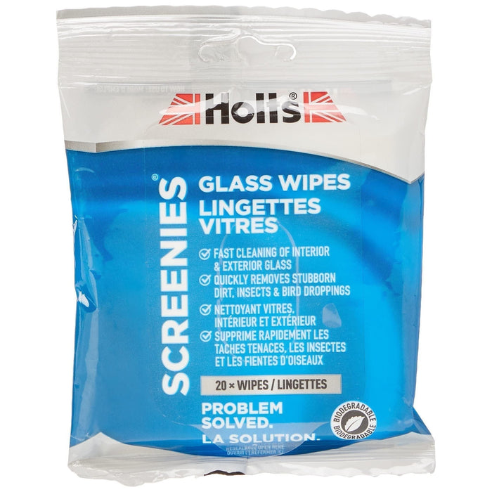 Holts Screenies Car Glass Wipes - Pack of 20 Holts  - Town Parts