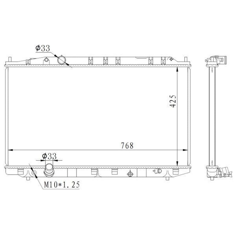 NRF Engine Radiator 59225