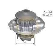 NAPA Engine Cooling Water Pump NWP1497