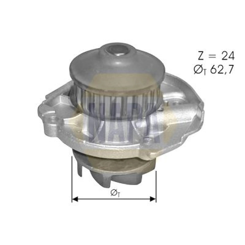 NAPA Engine Cooling Water Pump NWP1497