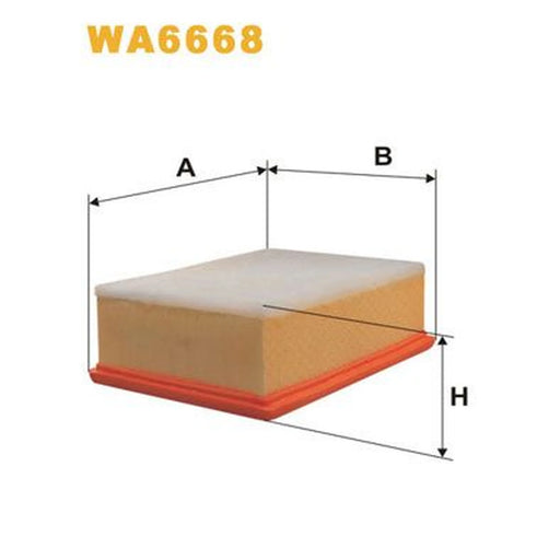 WIX Engine Air Filter WA6668