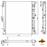 NRF Engine Radiator 53930A