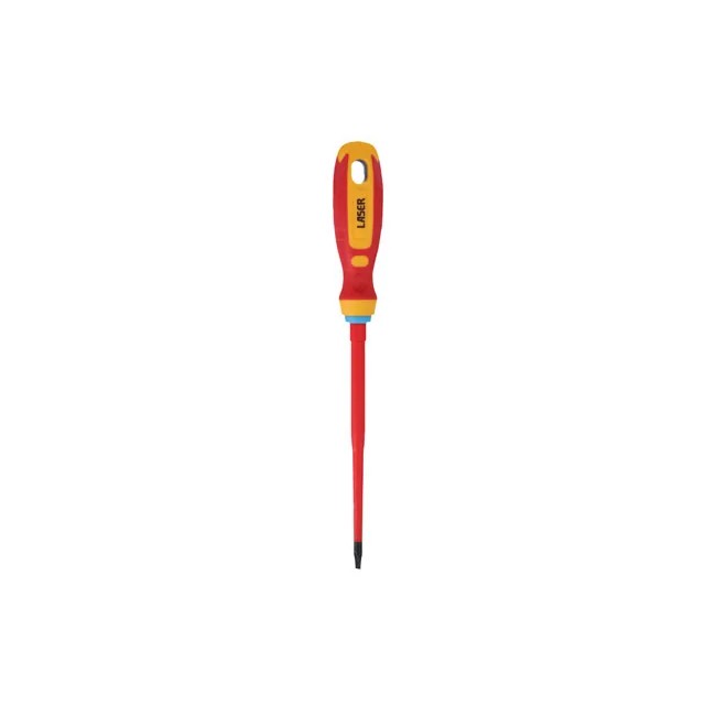 Laser Tools Flat Insulated Screwdriver 5.5 x 125mm - PL