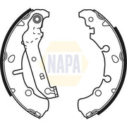 NAPA Brake Shoe Set Axle Kit NBS1043