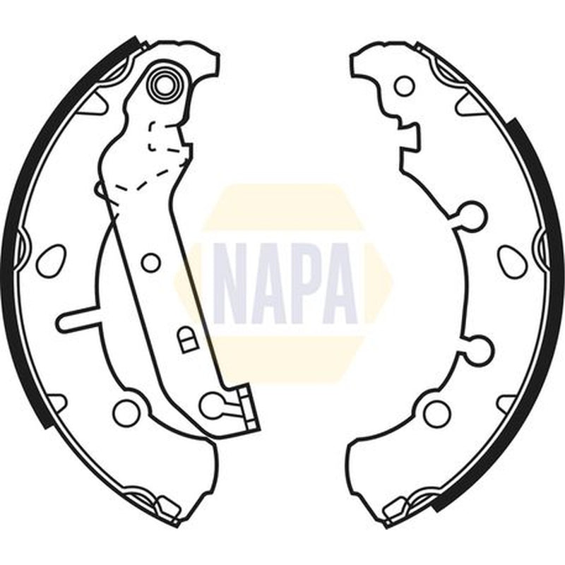 NAPA Brake Shoe Set Axle Kit NBS1043