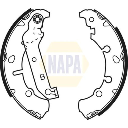 NAPA Brake Shoe Set Axle Kit NBS1043