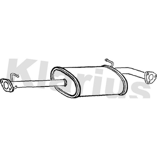 Klarius Box With Centre Pipe Centre LR180H