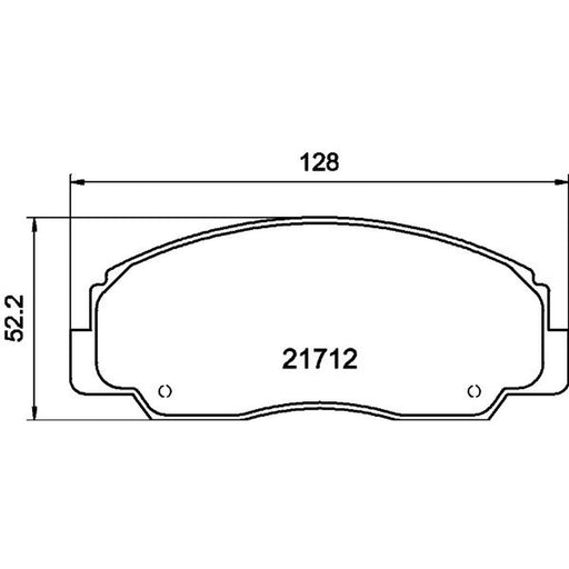 Mintex Front Brake Pad Set MDB1436