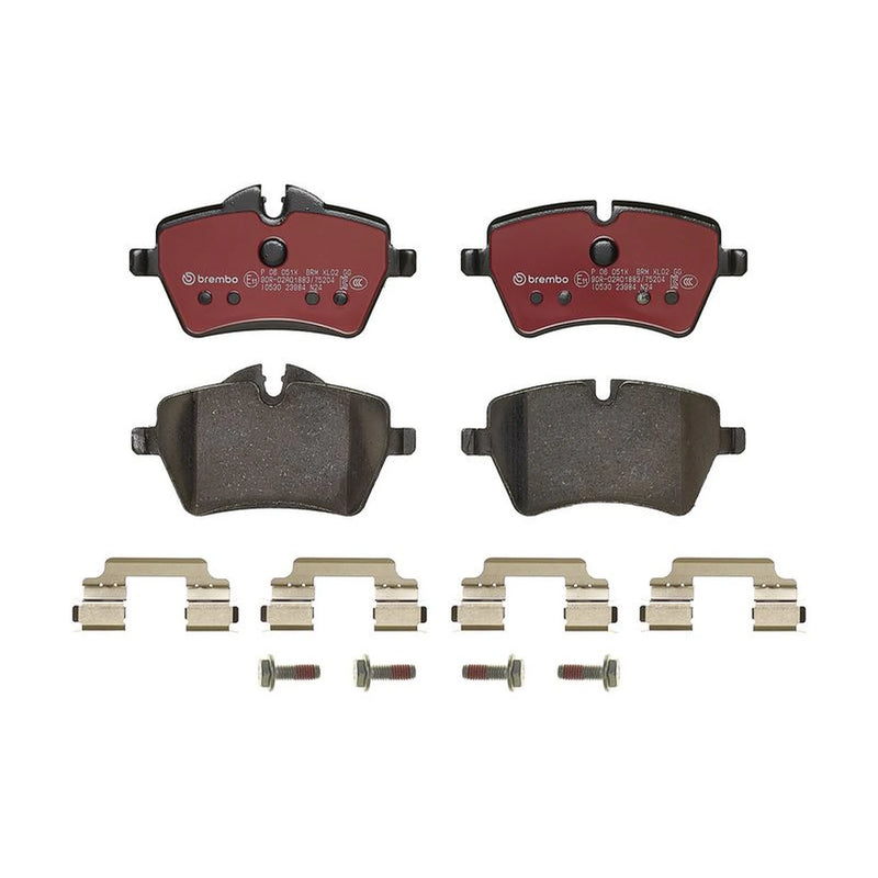 Brembo 4 x Front Brake Pad Set P06051X