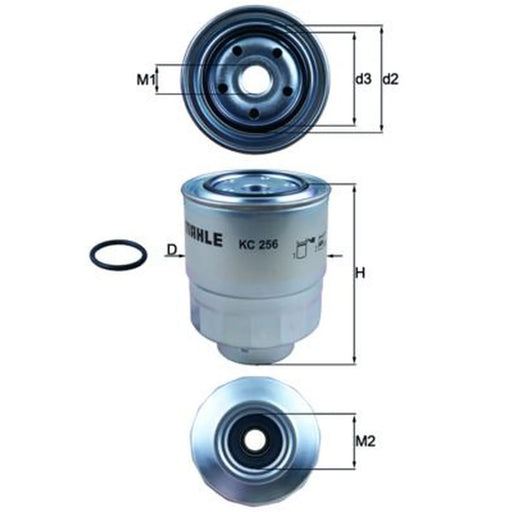 Mahle Fuel Filter Element KC 256D