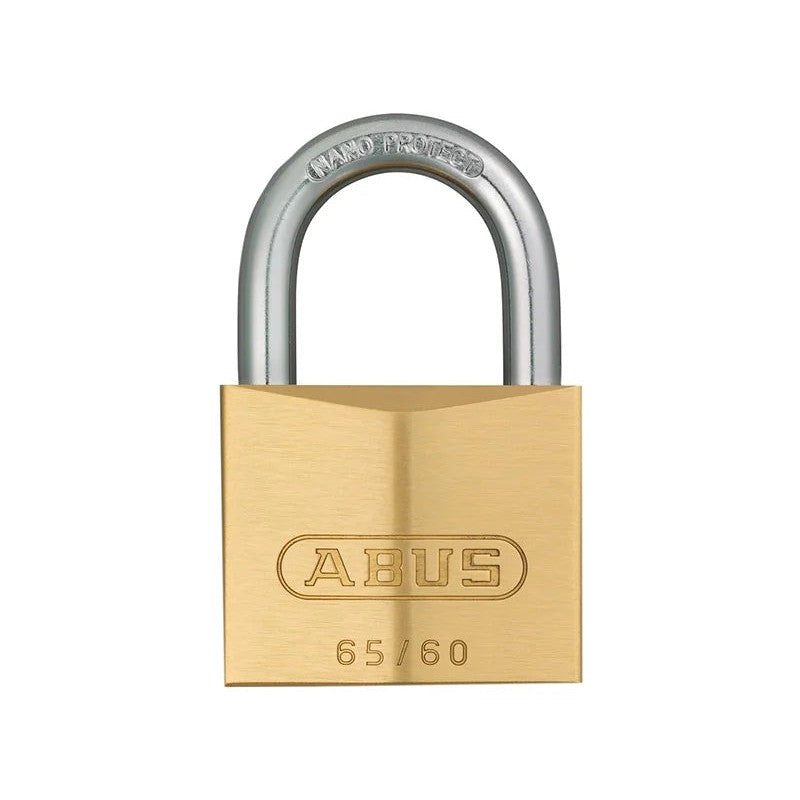 ABUS Mechanical 65/60mm Brass Padlock Keyed Alike 6603 - 10012008-01