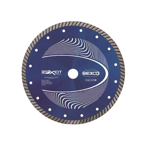MEXCO GP Concrete Turbo Diamond Blade 230 x 22mm - GPX10T23022