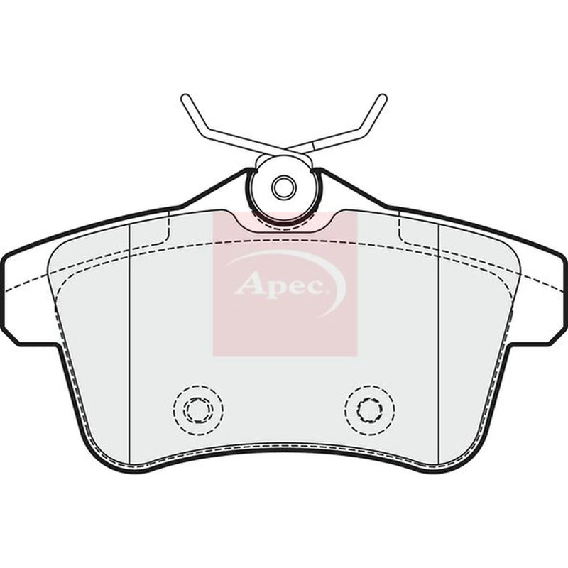 Apec Rear Brake Pad Set PAD1741