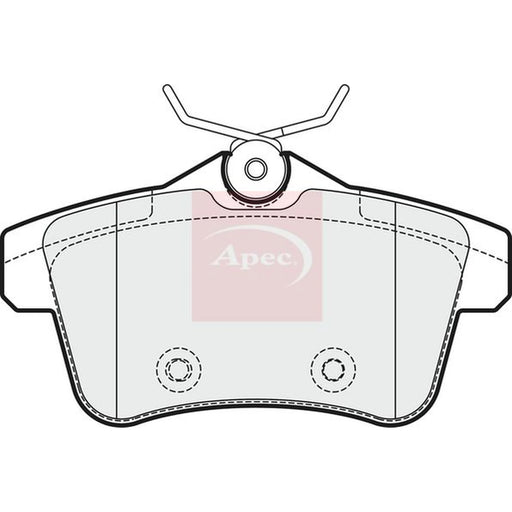 Apec Rear Brake Pad Set PAD1741