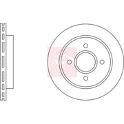 Apec 2 x Vented Rear Brake Discs DSK534