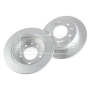 Borg & Beck 2 x Solid Rear Brake Discs BBD4699