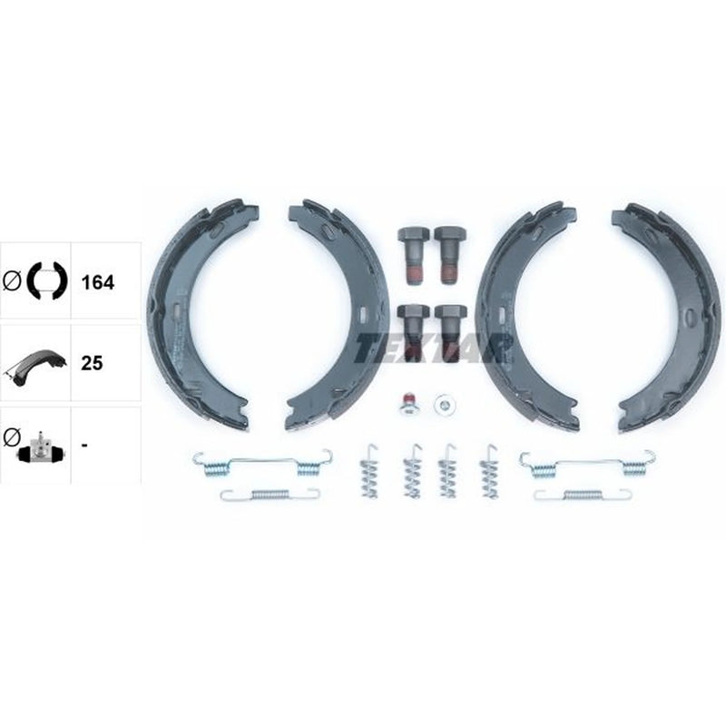 Textar Parking Brake Shoe Set 91044500