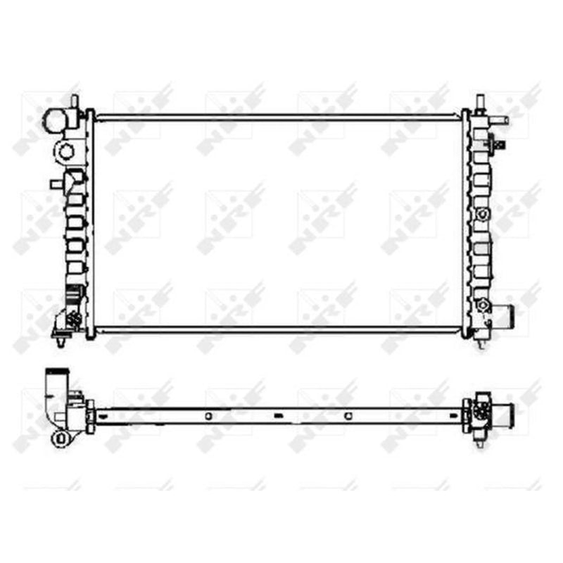 NRF Engine Radiator 58068