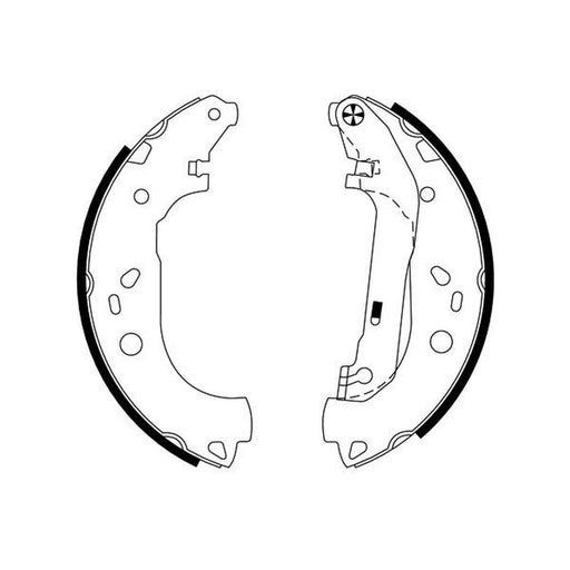 Textar Brake Shoe Set Axle Kit 91061400