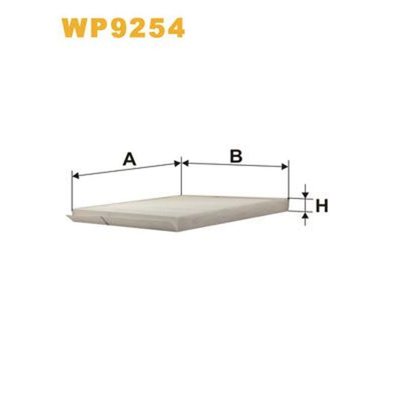 WIX Cabin Air Filter (Pollen Filter) WP9254