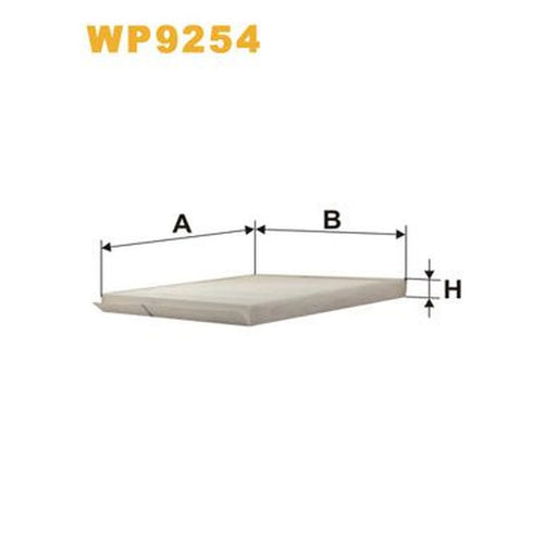 WIX Cabin Air Filter (Pollen Filter) WP9254