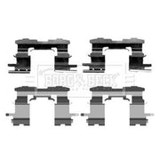 Borg & Beck Brake Pad Accessory Fitting Kit Front BBK1216