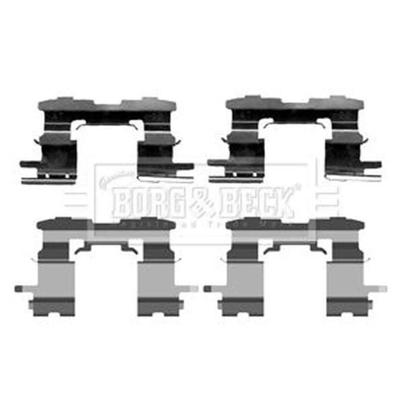 Borg & Beck Brake Pad Accessory Fitting Kit Front BBK1216