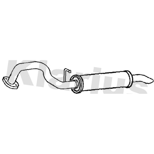 Klarius Box With Tail Pipe Rear KA36G