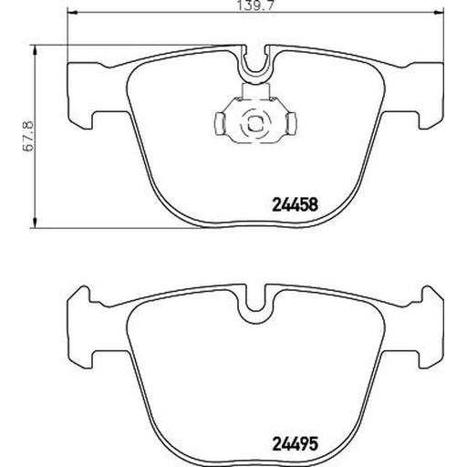 Mintex Rear Brake Pad Set MDB2879