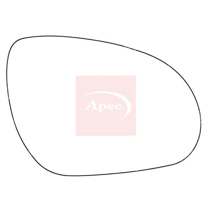 Apec Exterior Wing Mirror Glass Right AMS2136