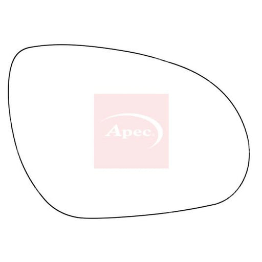 Apec Exterior Wing Mirror Glass Right AMS2136