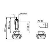 Bosch Car Light Bulb 886 12V 50W 1 987 302 029