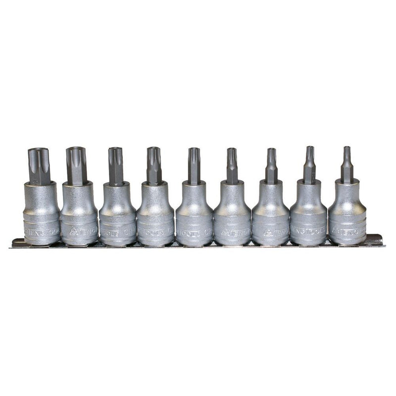 Teng Tools Sockets & Accessories Set M1213TPX 1/2" Drive 9 Pieces