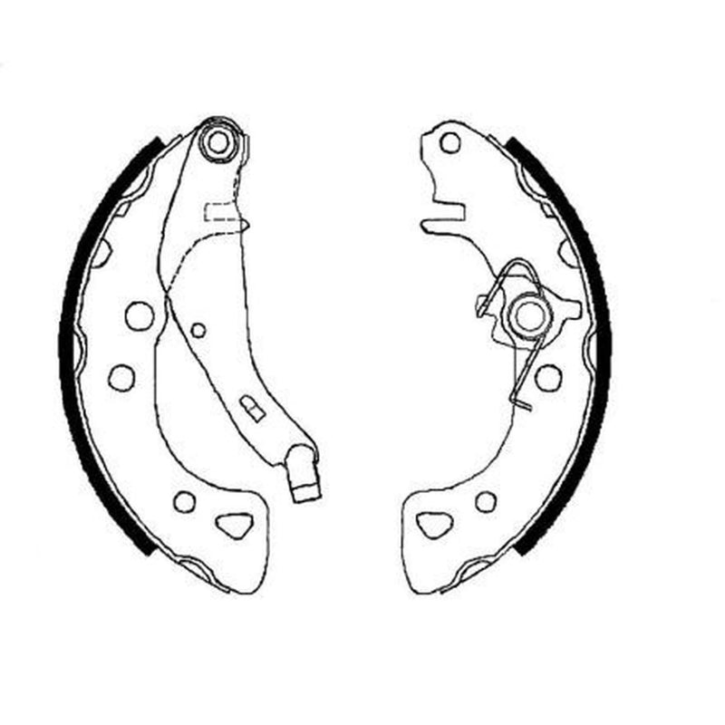 Textar Brake Shoe Set Axle Kit 91038000