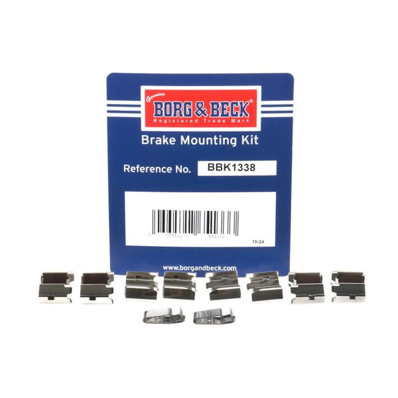 Borg & Beck Brake Pad Accessory Fitting Kit Front BBK1338