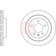 Apec 2 x Vented Rear Brake Discs DSK3083