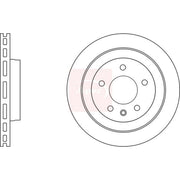 Apec 2 x Vented Rear Brake Discs DSK3083